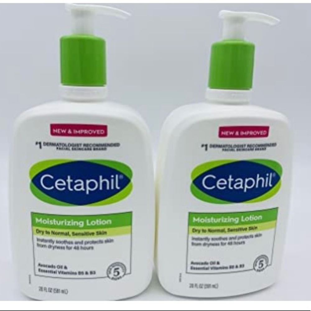 2 - 20 oz. Pack Cetaphil New & Improved Moisturizing Lotion